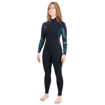Гидрокостюм женский Dakine Women's Quantum CZ Full Suit 5/4/3mm Black/Grey 2022