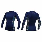 Гидромайка женская длинный рукав O'Neill WMS SIDE PRINT L/S RASH GUARD 2020