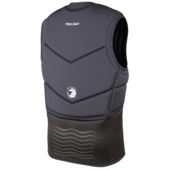 Антишоковый спасжилет для кайта Prolimit Fusion Slider Vest Half Padded Frontzip Black 2024