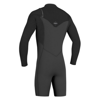 Гидрокостюм мужской короткий длинный рукав O'Neill HYPERFREAK 2MM CHEST ZIP L/S SPRING BLK/BLK 2019