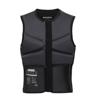 Антишоковый спасжилет для кайта Mystic Block Impact Vest Fzip Kite Black 2025