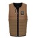 Антишоковый спасжилет для вейкборда Mystic The Dom Impact Vest Fzip Wake Slate Brown 2024