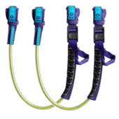 Петли DUOTONE трапеционные регулируемые Vario Race 2.0 пурпур/жёлт 2025 