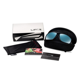 Спортивные очки LiP FLO / Matt Black / PC Polarized / Gold Mirror Smoke