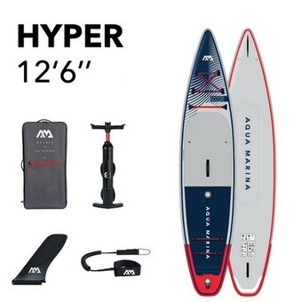 SUP-доска надувная для туризма Aqua Marina Hyper 12'6" 2023