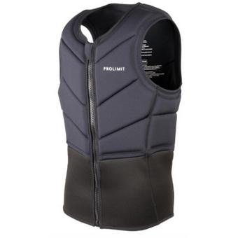 Антишоковый спасжилет для кайта Prolimit Fusion Slider Vest Half Padded Frontzip Black 2024
