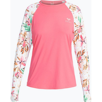 Лайкра для серфинга Roxy LS Lycra Printed White Happy Tropical 2024