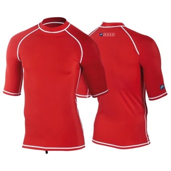 Лайкра для серфинга MDNS Colorblock SS Rashvest Red 2023