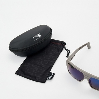 Спортивные очки LiP Rock / Matt Grey / PC Polarized / Blue Mirror Smoke