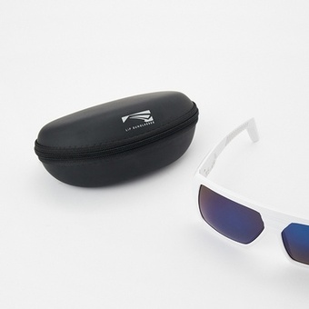 Спортивные очки LiP Rock / Gloss White / PC Polarized / Blue Mirror Smoke