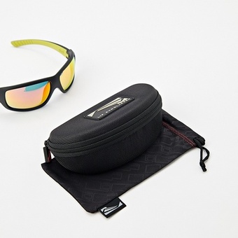 Спортивные очки LiP FLO / Matt Black Mustard / Zeiss / PC / ML Red