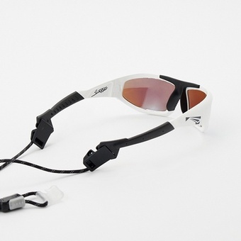 Спортивные очки LiP Surge / Gloss White - Black / PC Polarized / VIVIDE™ Ice Blue