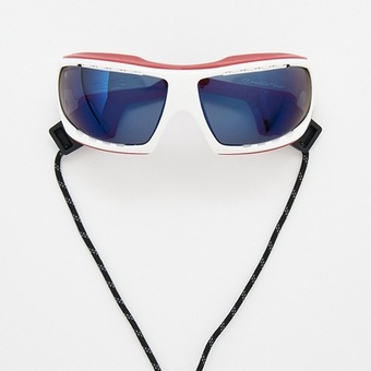 Спортивные очки LiP Typhoon / Gloss White - Red / Zeiss / PA Polarized / Gun Blue