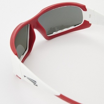 Спортивные очки LiP Typhoon / Gloss White - Red / Zeiss / PA Polarized / Gun Blue