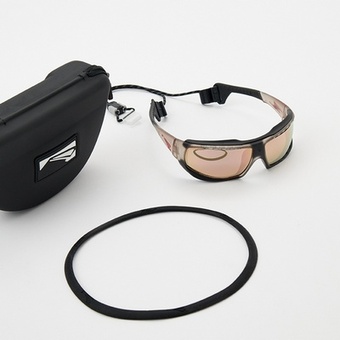 Спортивные очки LiP Typhoon / Trans. Grey - Black / Zeiss / PA Polarized / Rose Gold