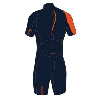 Гидрокостюм детский MDNS Pioneer 2/2 Shorty Boy Navy/Orange 2023