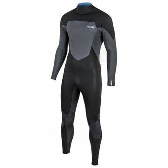 Гидрокостюм мужской PROLIMIT Fusion Steamer Backzip 3/2 Q-Lining GBS черный 2024