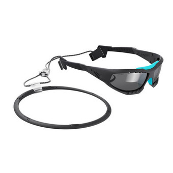 Спортивные очки LiP Surge / Matt Black / Aquamarine / PC Polarized / Levanté Series Chroma Smoke