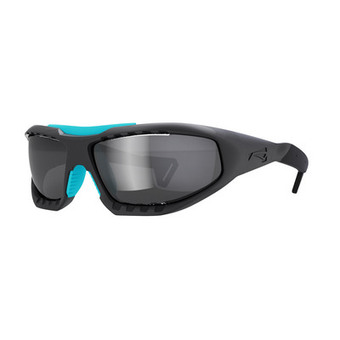 Спортивные очки LiP Surge / Matt Black / Aquamarine / PC Polarized / Levanté Series Chroma Smoke