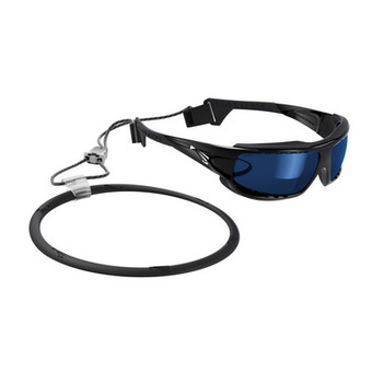 Спортивные очки LiP Typhoon / Gloss Black - Black / Zeiss / PA Polarized / Gun Blue