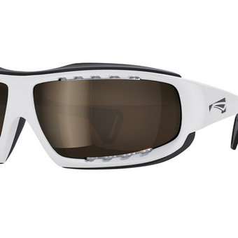 Спортивные очки LiP Typhoon / Gloss White - Black / Zeiss/ PA Polarized / Methane Brown