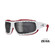 Спортивные очки LiP Typhoon / Gloss White - Red / Zeiss / PA Polarized / Methane Smoke