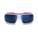 Спортивные очки LiP Typhoon / Gloss White - Red / Zeiss / PA Polarized / Gun Blue