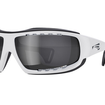 Спортивные очки LiP Typhoon / Gloss White - Black / Zeiss / PA Polarized / Methane Smoke