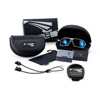 Спортивные очки LiP Typhoon / Gloss White - Red / Zeiss / PA Polarized / Gun Blue