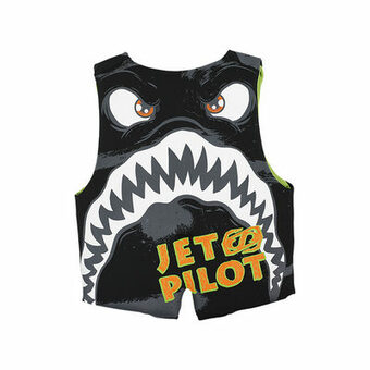 Спасательный жилет неопрен детский Jetpilot Cause Teen ISO 50N Neo Vest 12-14 Years Black/Shark 2022