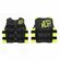 Спасательный жилет нейлон детский Jetpilot Cause Kids ISO 50N Nylon Vest Black/Yellow 2022