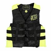 Спасательный жилет нейлон детский Jetpilot Cause Kids ISO 50N Nylon Vest Black/Yellow 2022