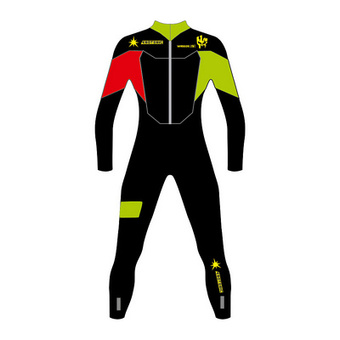 Гидрокостюм Esoteric Warrior Thermo 5/3 Lime/Red 2025