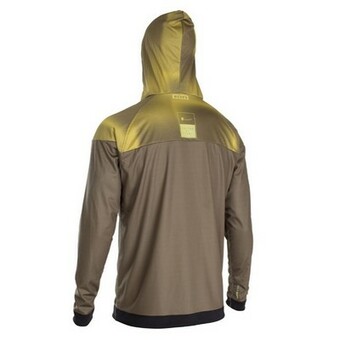 Гидромайка ION Wetshirt Hood Men LS dark olive 2021