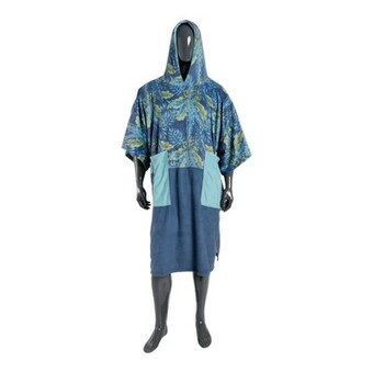 Пончо MDNS Plush Poncho Adult Duo Blue Leaf 2022