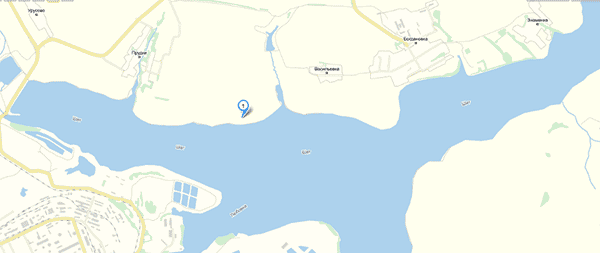 Шатское водохранилище, Тульская область. Кайтинг 